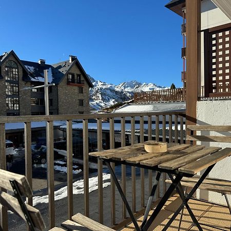 Estudio en Formigal con vistas a las pistas de esquí y garaje Exterior foto
